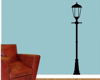 Street Lamp Vinyl Decals Modern Wall Art Sticker